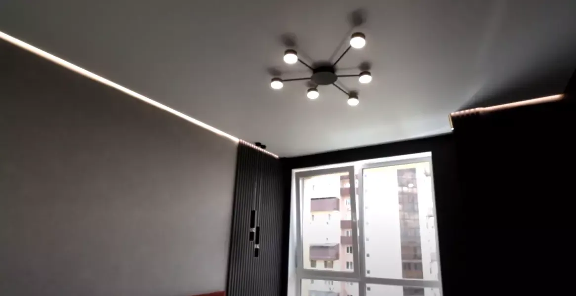 Натяжной потолок MSD Premium с подсветкой — Тольятти, Ленина, 129, фото 1
